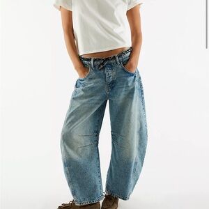 Free People Barrel Jeans Women's Jeans in Blue
